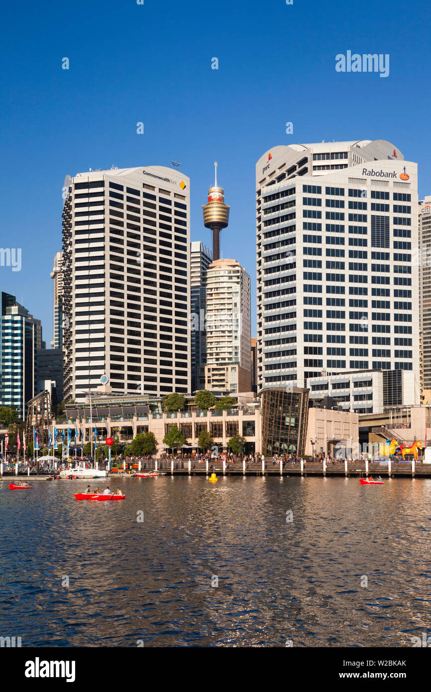 Australien, New South Wales, New South Wales, Sydney, Darling Harbour, am späten Nachmittag Stockfoto