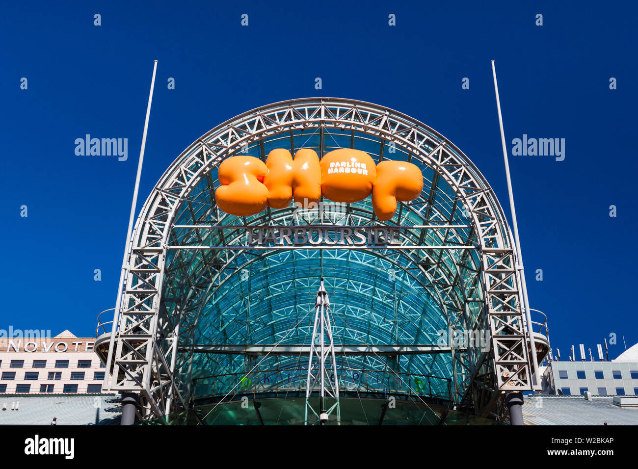 Australien, New South Wales, New South Wales, Sydney, Darling Harbour, Eintritt in das Harbourside Shopping Complex Stockfoto