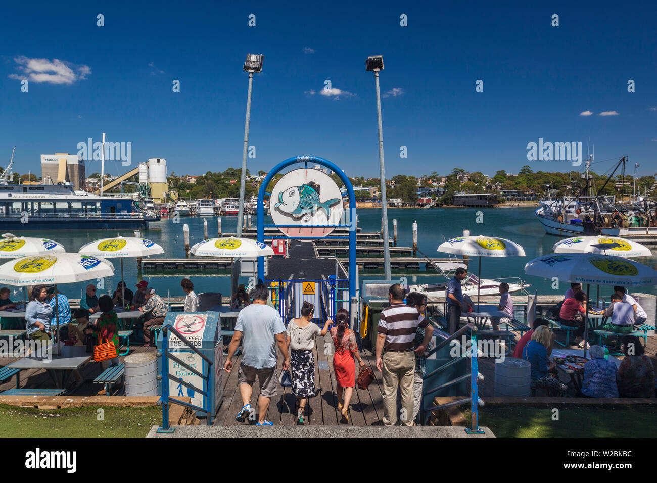 Australien, New South Wales, New South Wales, Sydney, Sydney Fish Market, Outdoor diging Stockfoto