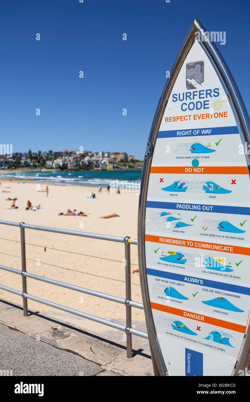 Bondi Beach, Sydney, New South Wales, Australien Stockfoto