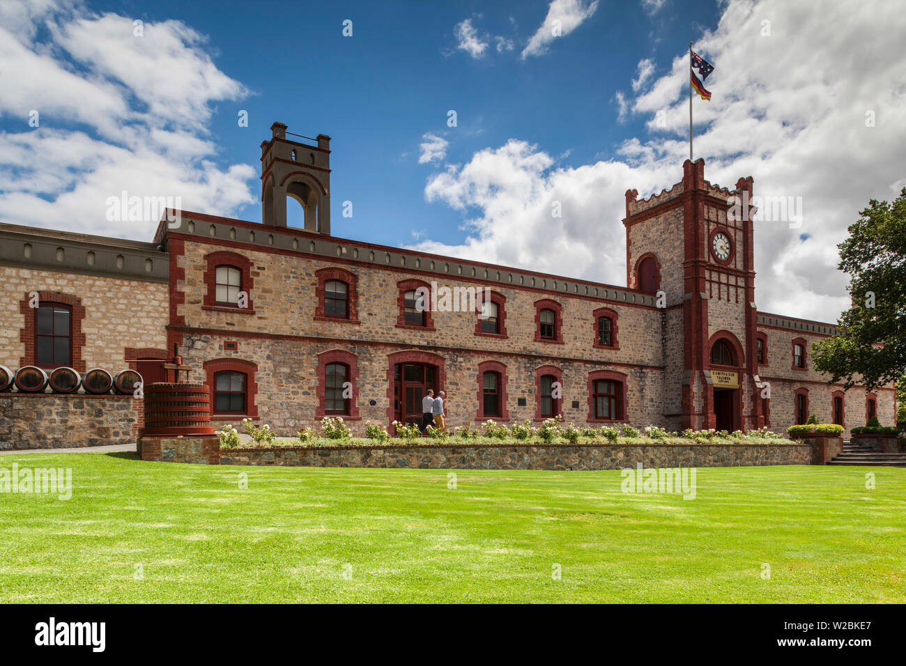Australien, South Australia, Barossa Valley, Angaston, Yalumba Winery, außen Stockfoto