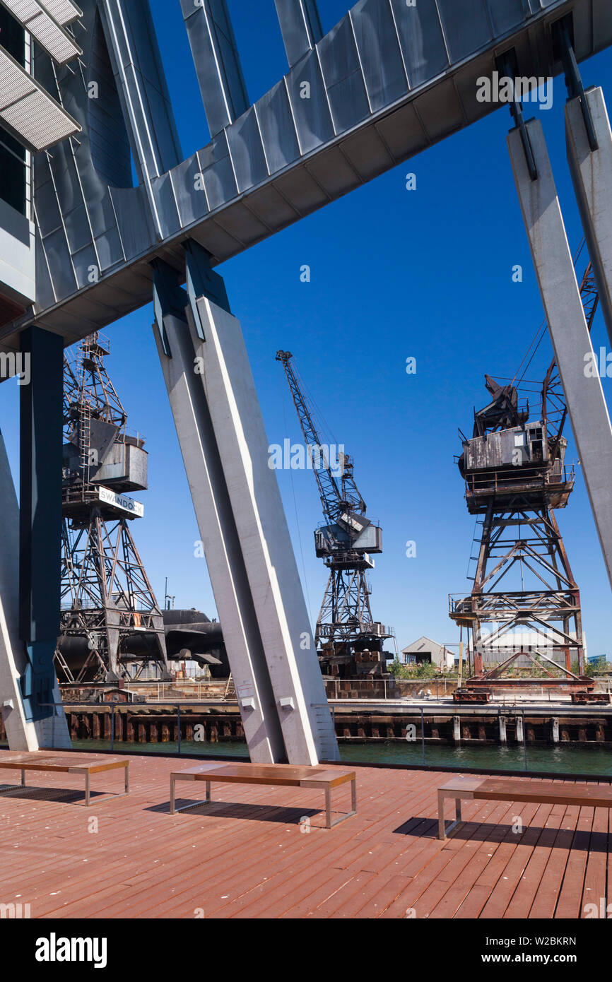 Freemantle Hafen, Fracht Kran, Freemantle, Western Australia, Australien Stockfoto