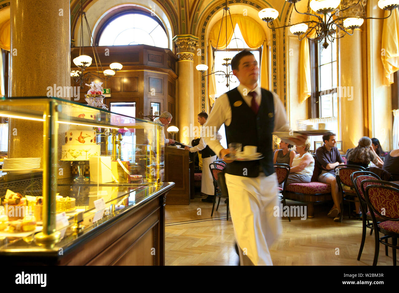 Cafe Central, Restaurant und Coffee-Shop, Wien, Österreich, Mitteleuropa Stockfoto