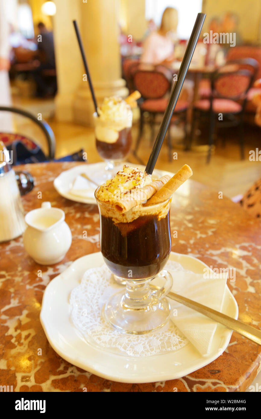 Cafe Central, Restaurant und Coffee-Shop, Wien, Österreich, Mitteleuropa Stockfoto