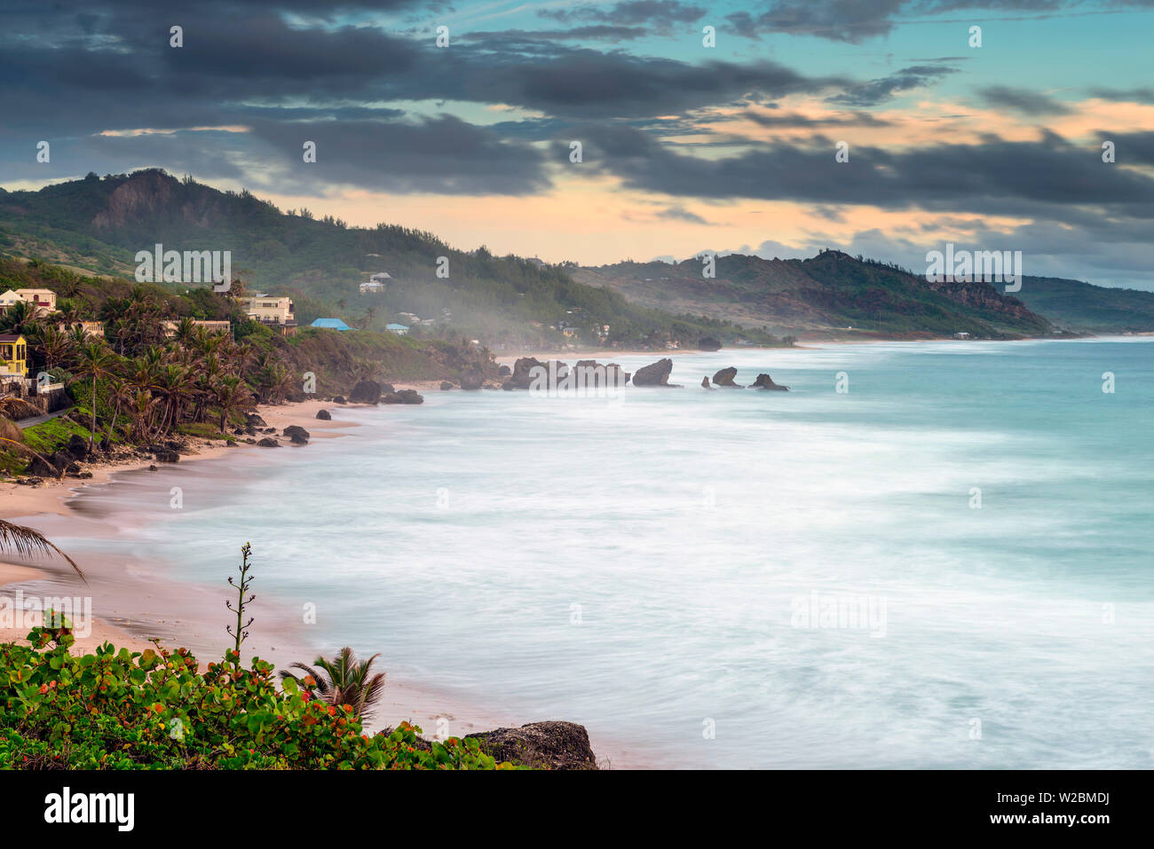 Karibik, Barbados, Batseba. Stockfoto