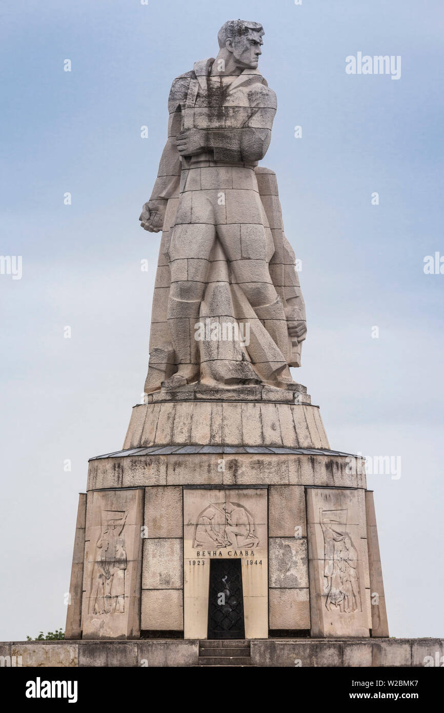 Bulgarien, Schwarzmeerküste, Varna, Primorsk Park, Sowjetische Partisanen-Denkmal Stockfoto