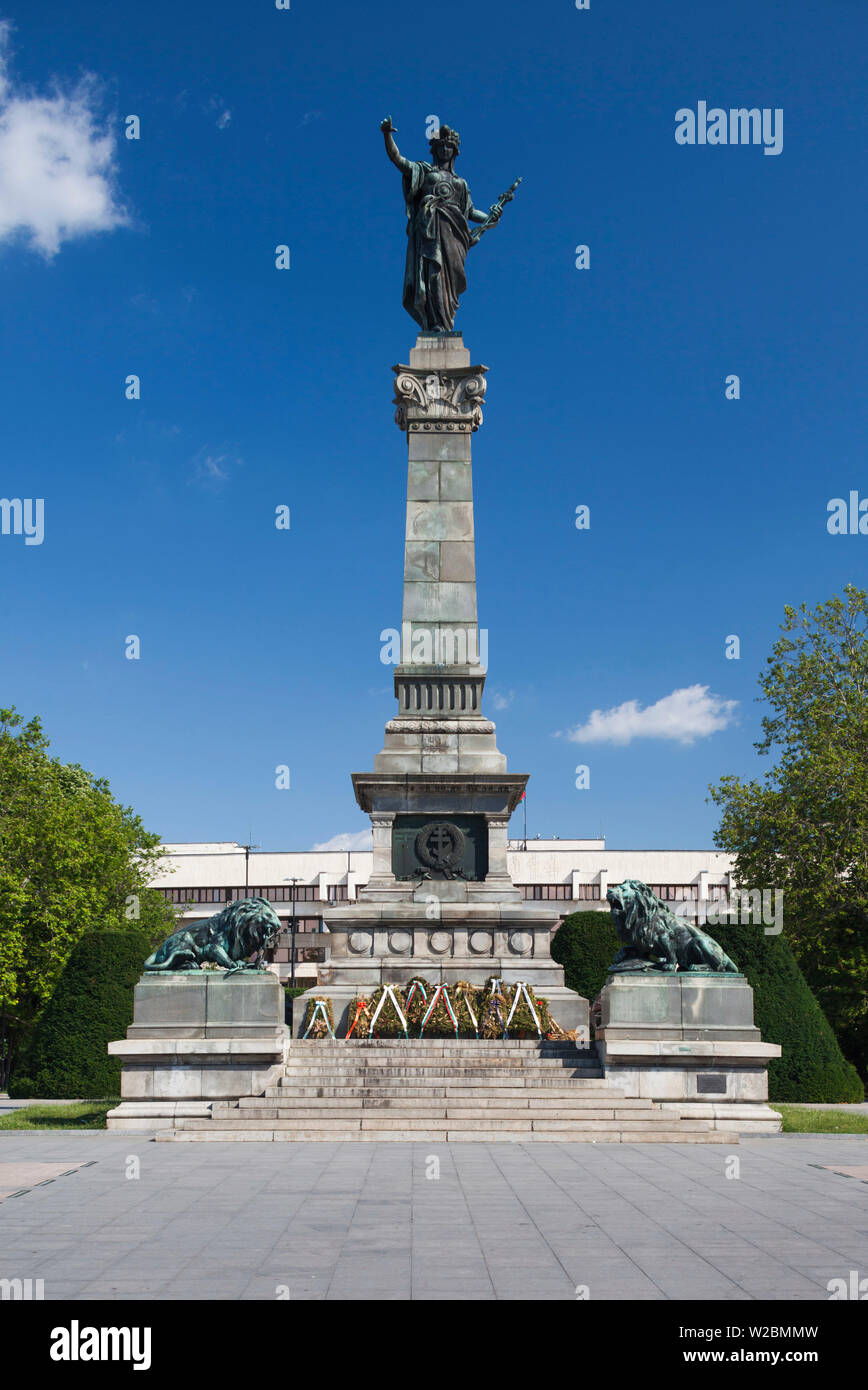 Bulgarien, Donau und nördlichen Plains, Ruse, Freiheitsdenkmal Stockfoto