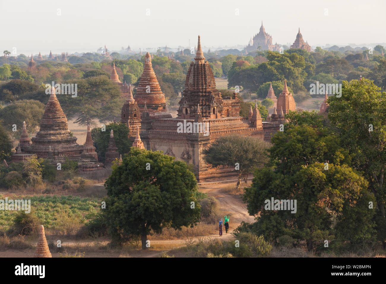 Antike Tempel Stadt Bagan (auch heidnische), Myanmar (Burma) Stockfoto
