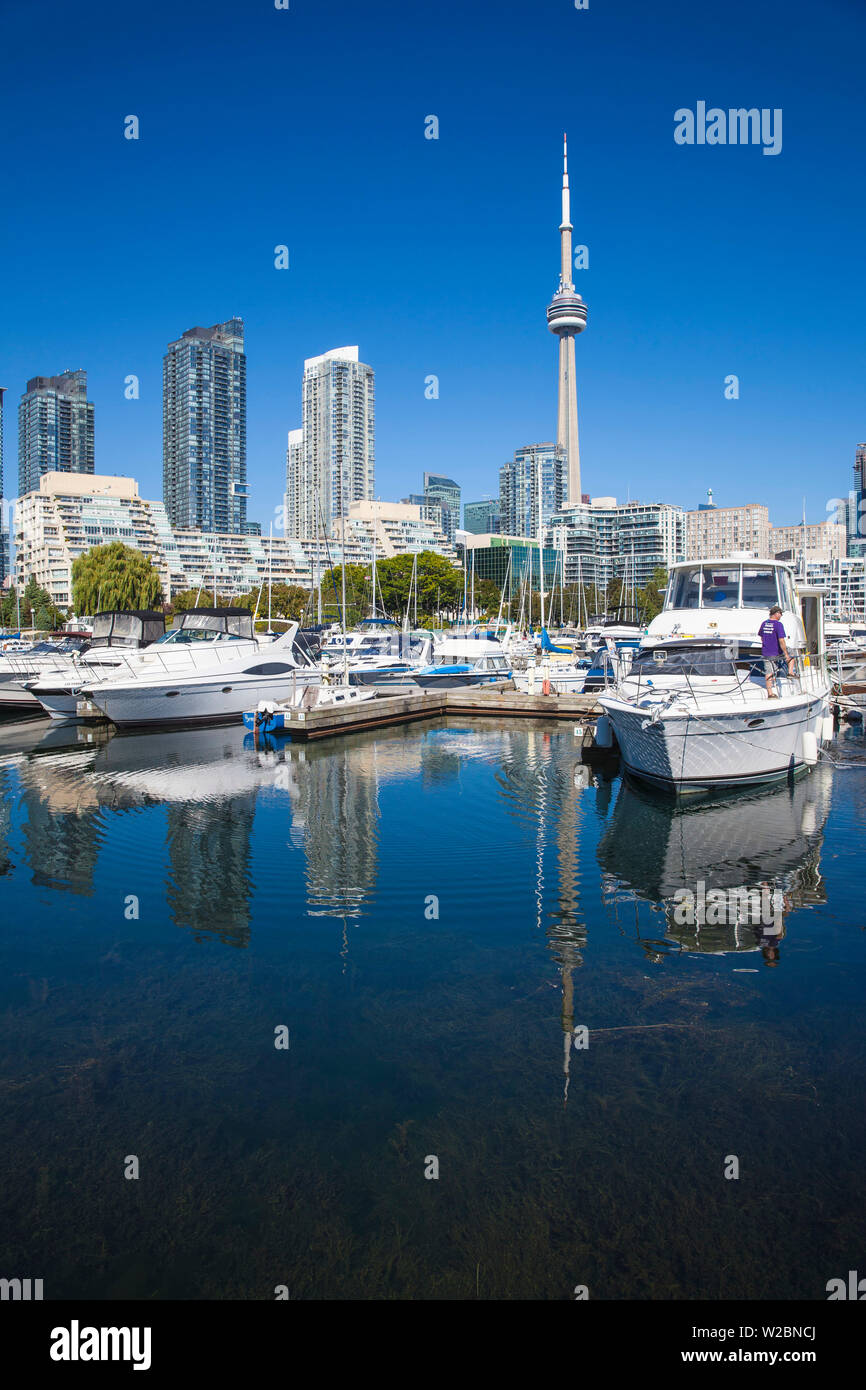 Kanada, Ontario, Toronto, Marina Quay West Stockfoto