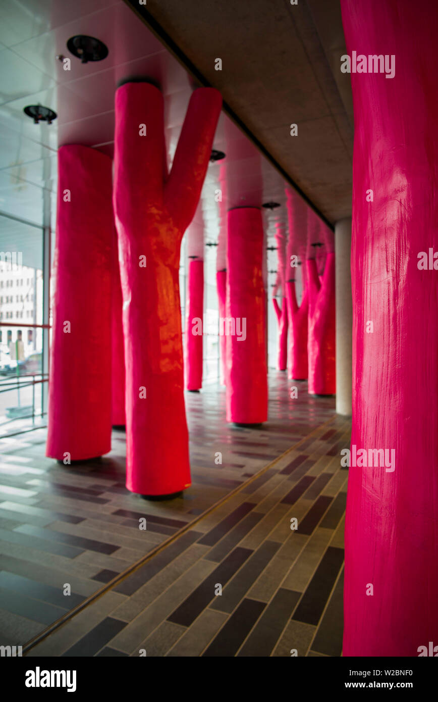 Kanada, Quebec, Montreal, Palais de Congres de Montreal, Kongresszentrum, Korridor Stockfoto
