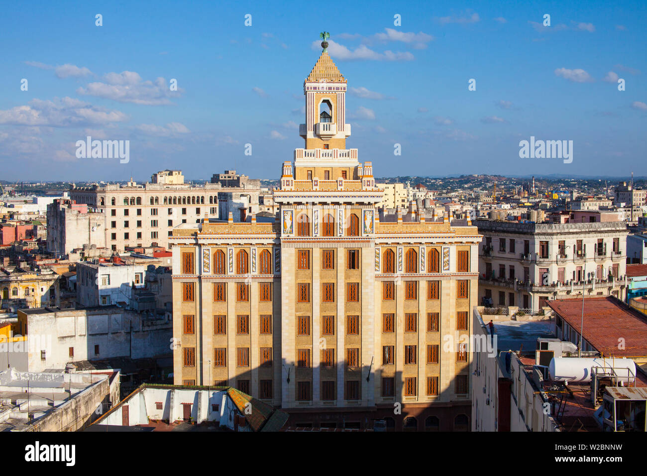 Bacardi Gebäude (ehemalige HQ der Barcadi Rum Company), Habana Vieja, Havanna, Kuba Stockfoto