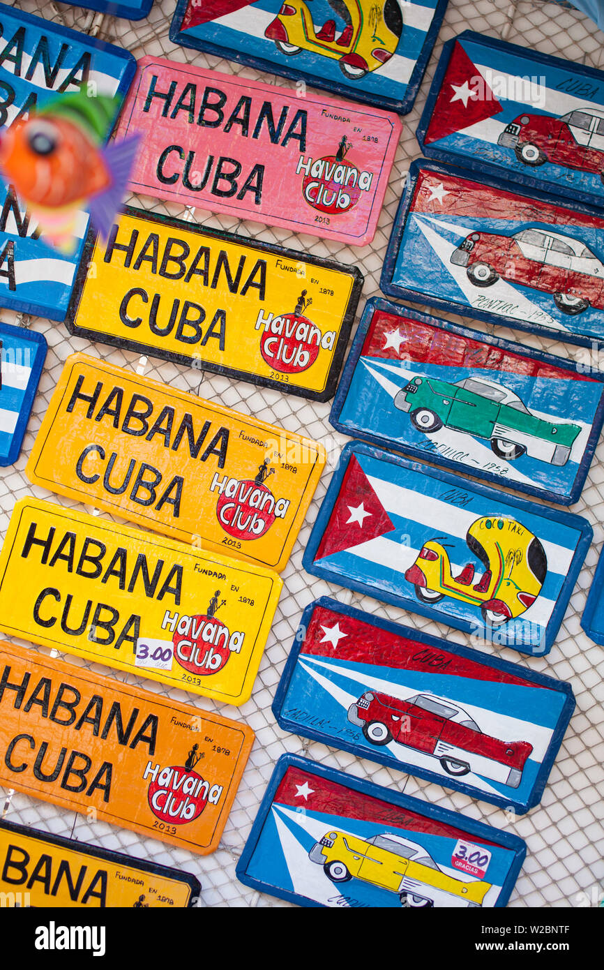 Souvenirs, Havanna, Kuba Stockfoto