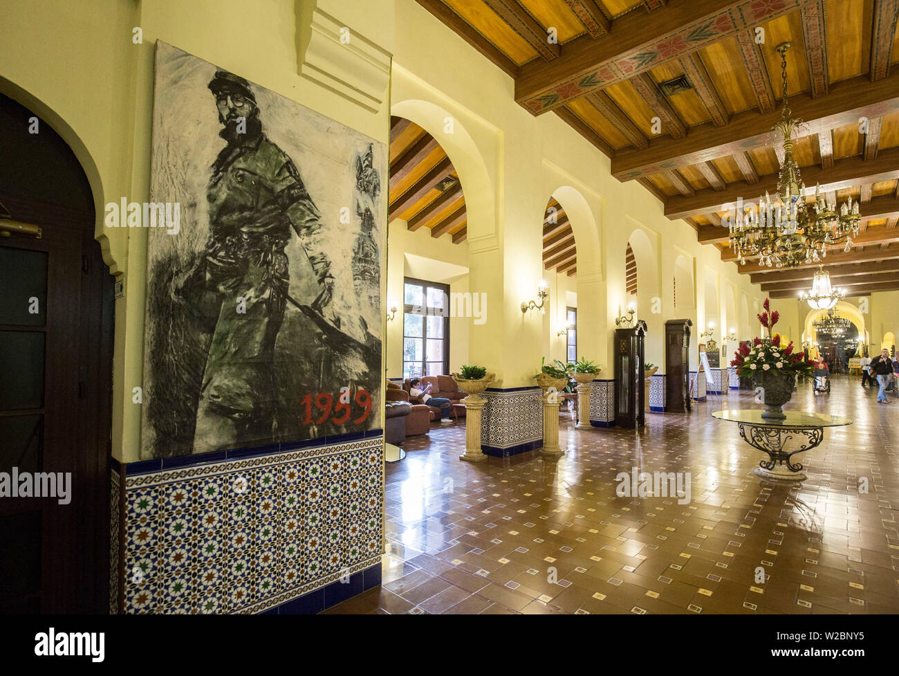 Das historische Hotel Nacional, Vedado, Havanna, Kuba Stockfoto