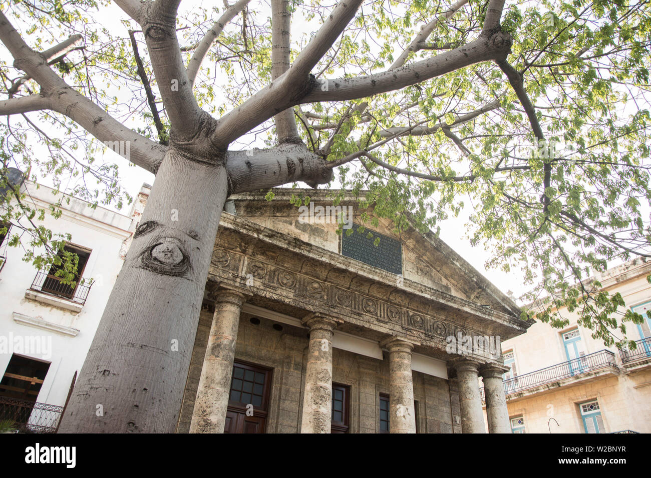 Museo El Templete, Plaza de Armas, Habana Vieja, Havanna, Kuba Stockfoto