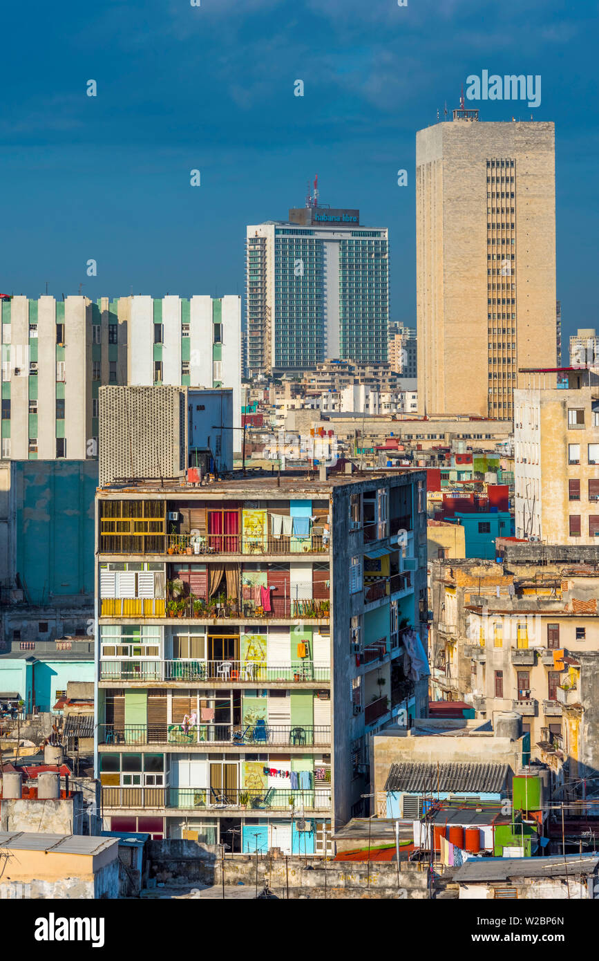 Kuba, Havanna, Centro Habana, Habana Libre Hotel Beyond in Vedado Stockfoto
