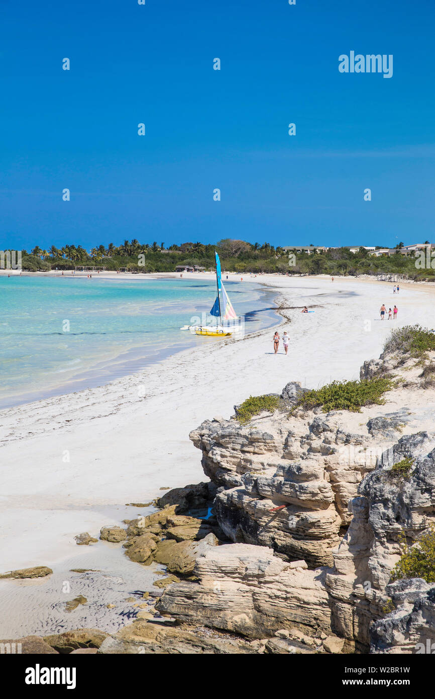 Kuba, Jardines del Rey, Cayo Coco, Playa Larga Stockfoto