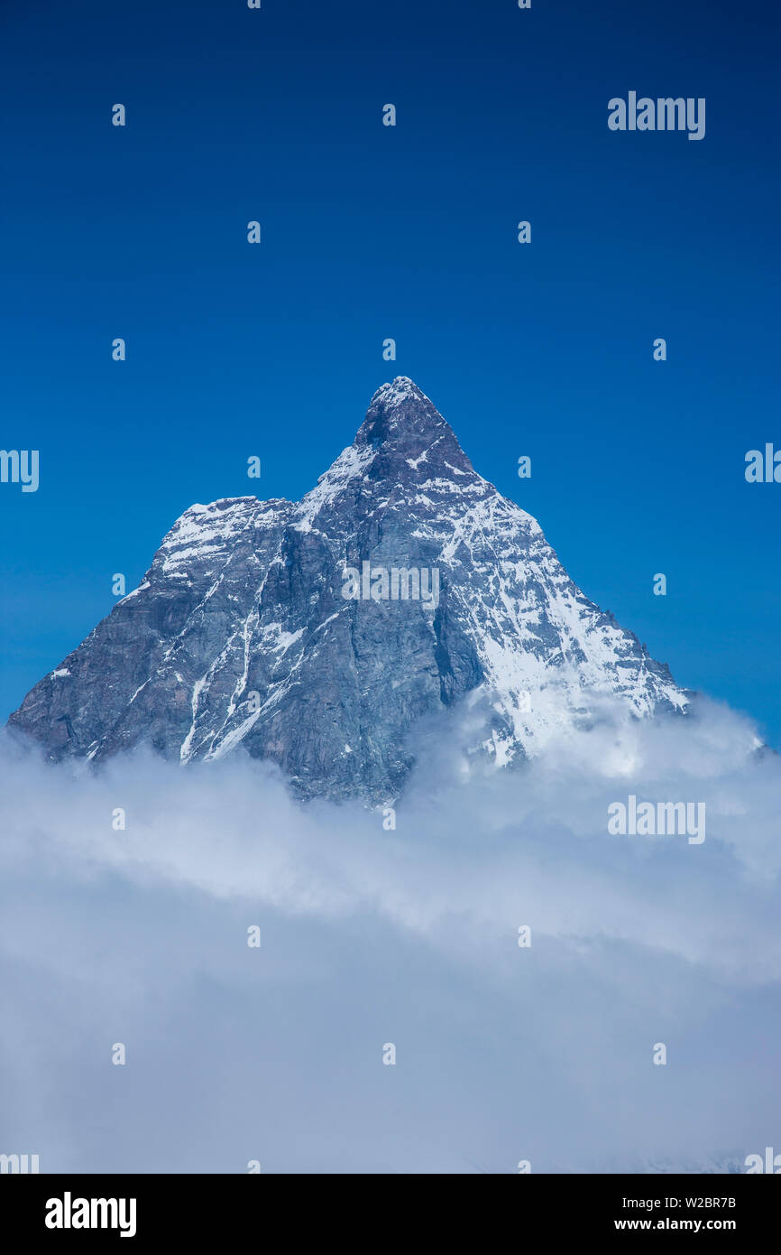 Matterhorn, Zermatt, Wallis, Schweiz Stockfoto