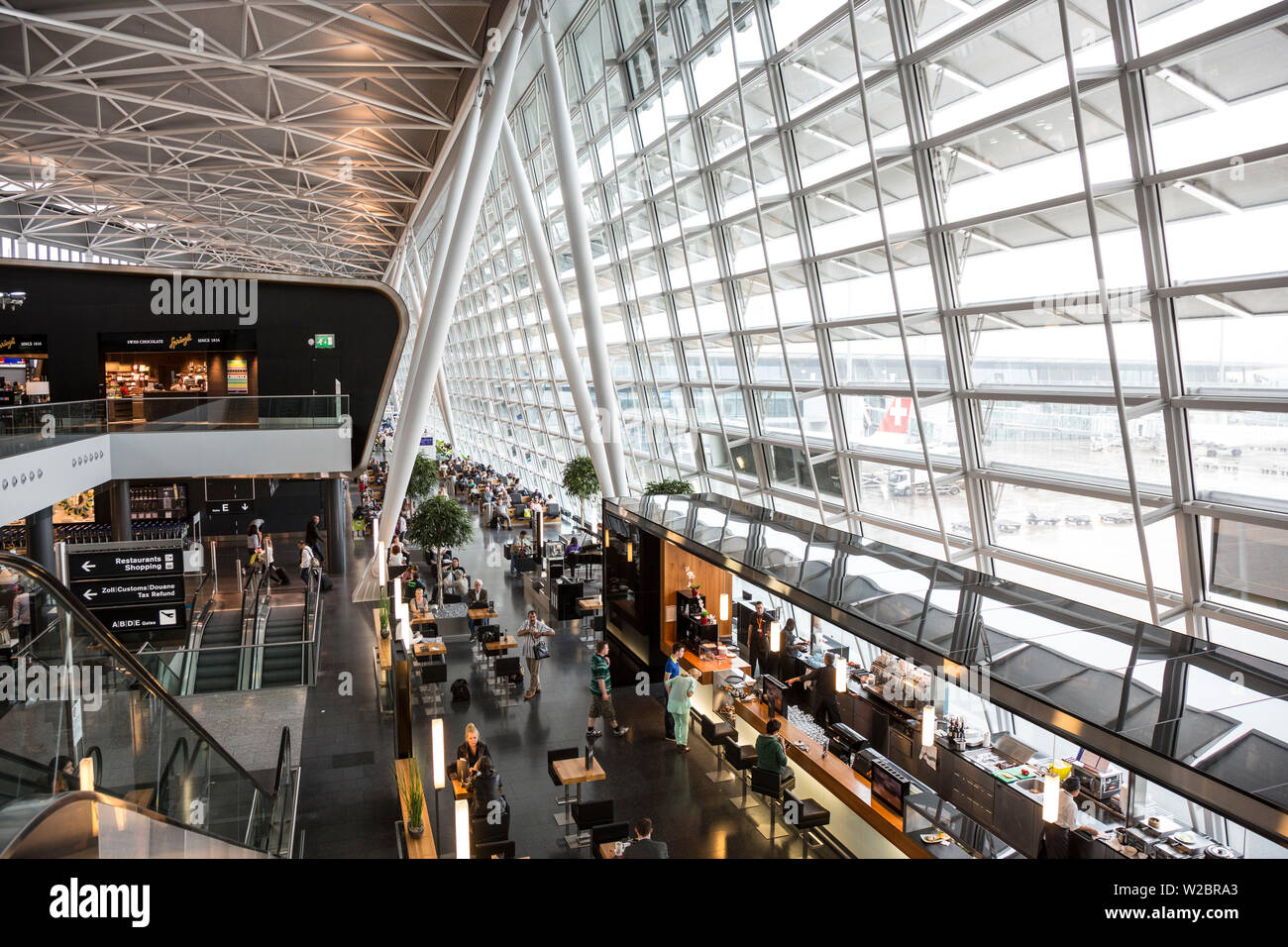 Flughafen Zürich, Schweiz Stockfoto