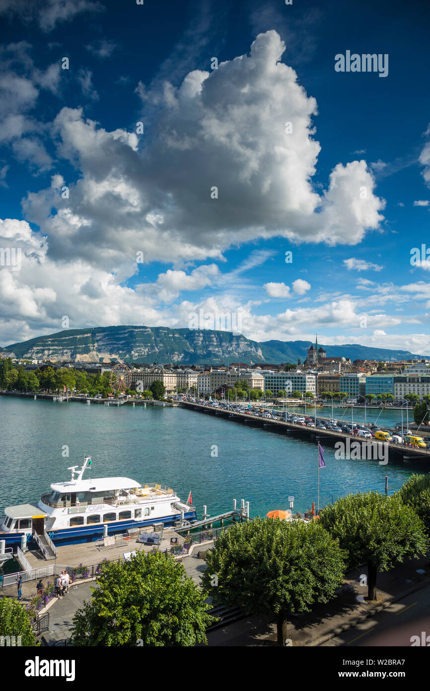 Lake Geneva, Genf, Schweiz Stockfoto