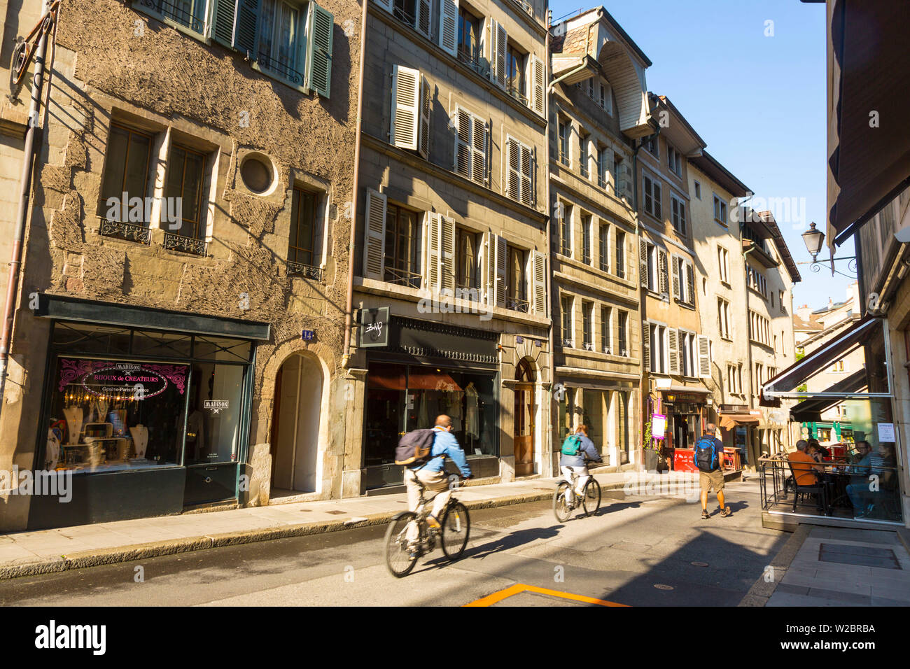 Altstadt, Genf, Schweiz Stockfoto