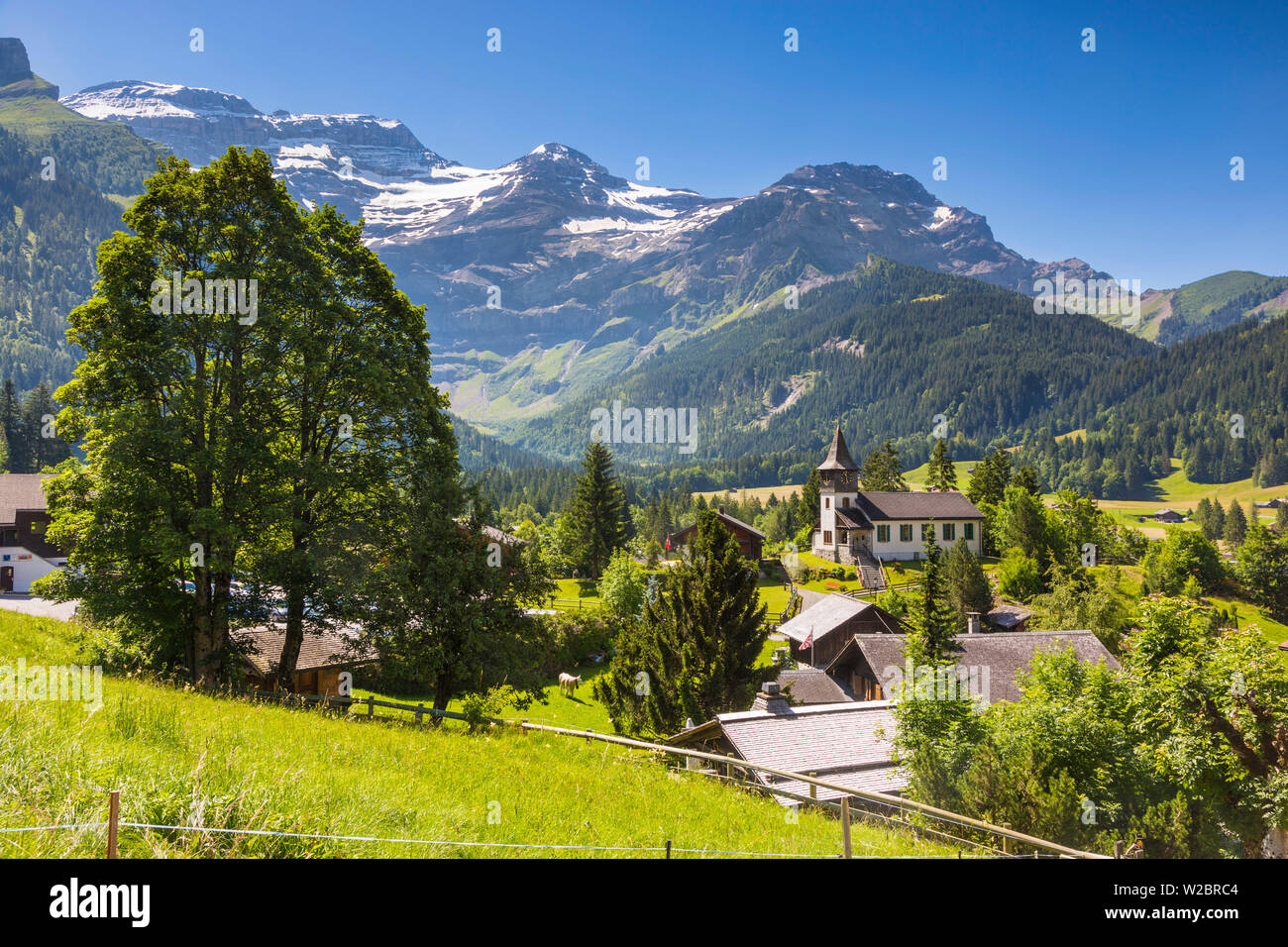 Les Diablerets, Waadt, Schweiz Stockfoto