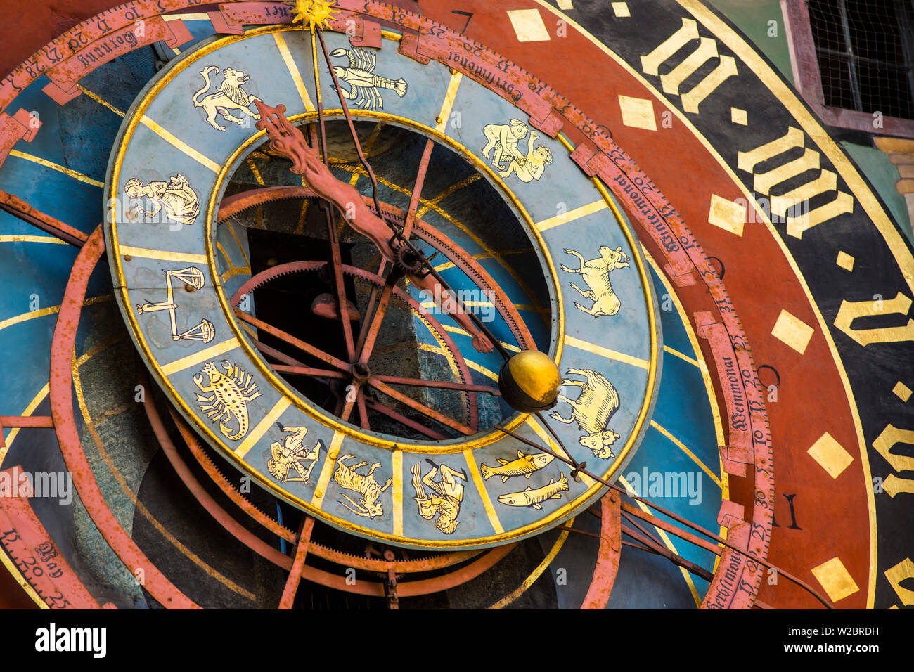 Die astronomische Uhr auf dem Zytglogge, Kramgasse, Bern (Bern), Berner  Oberland, Schweiz Stockfotografie - Alamy