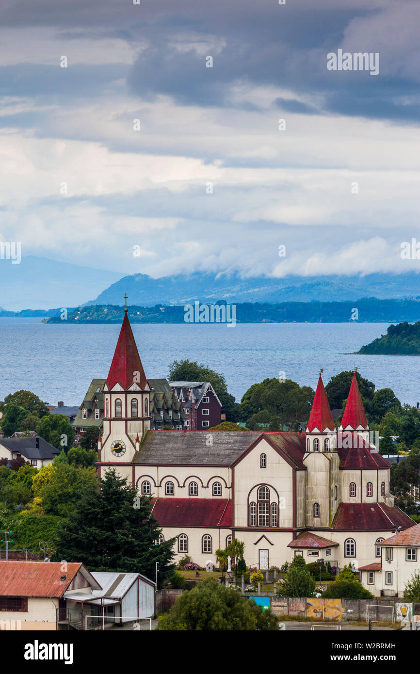 Chile, Seenregion, Puerto Varas, Sagrado Corazon de Jesus Kirche