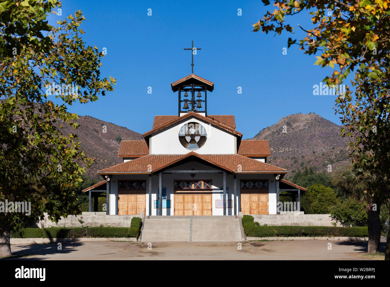 Chile, Los Andes, Santuario de Santa Teresita de Los Andes, die Gedächtniskirche Stockfoto