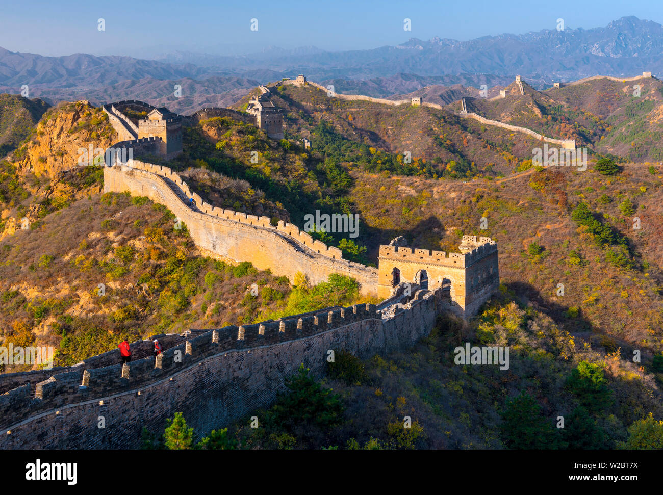 China, Provinz Hebei, Luanping County, Jinshanling, der Chinesischen Mauer (UNESCO-Weltkulturerbe) aus der Ming Dynastie Stockfoto