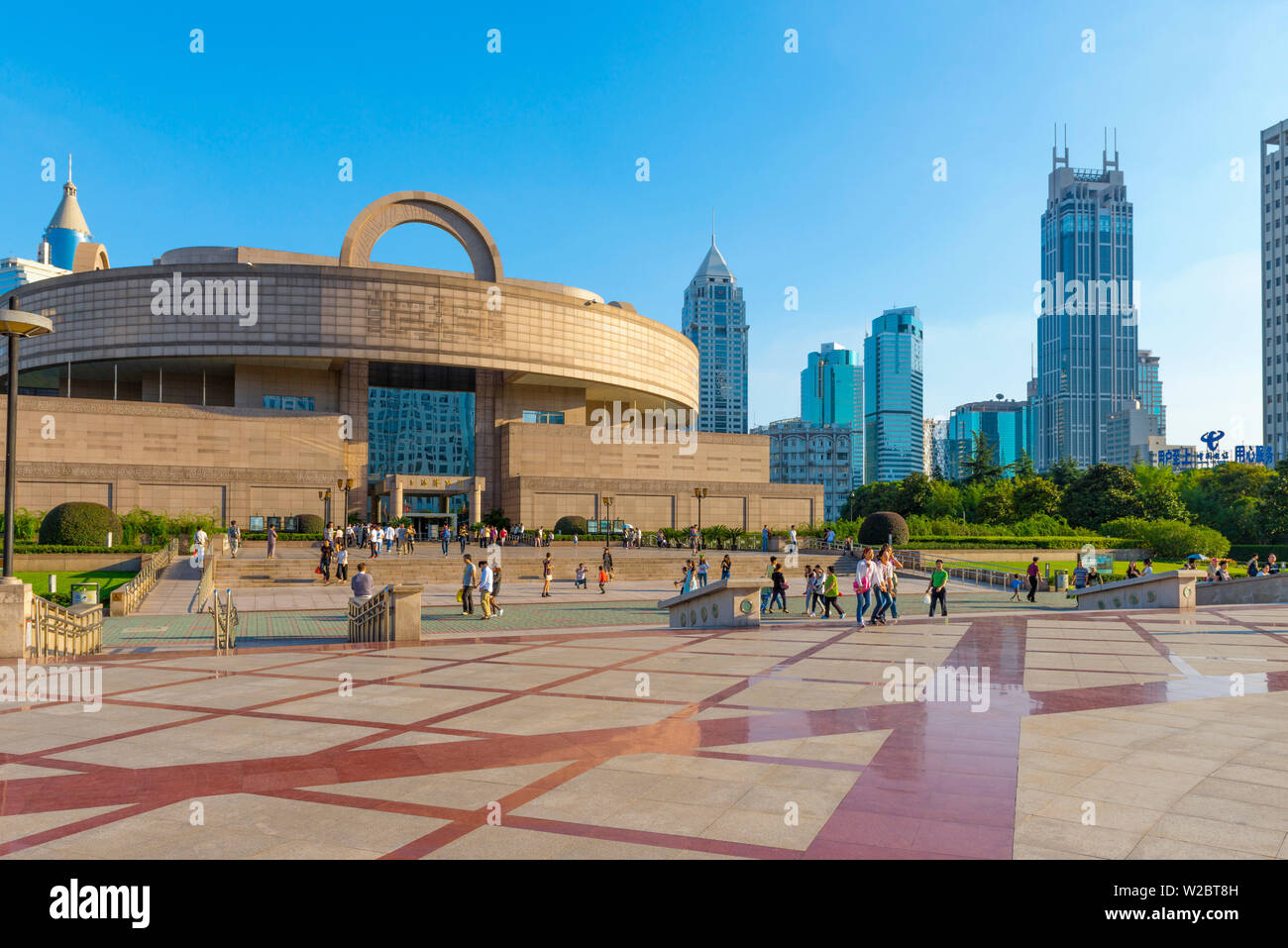 China, Shanghai, Huangpu District, People's Square (Renmin Guangchang), Shanghai Museum Stockfoto