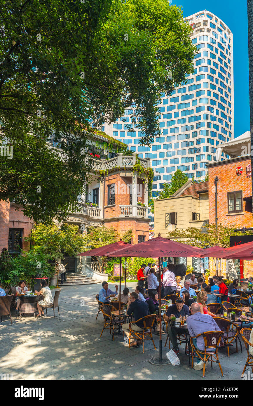 China, Shanghai, French Concession District, Xintiandi Shopping Bereich Stockfoto