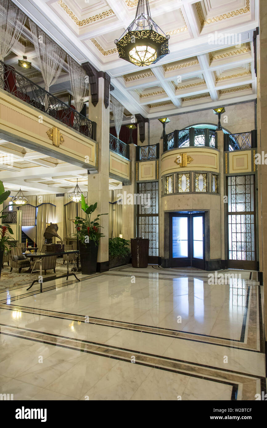 Hotel Fairmont Peace, The Bund, Shanghai, China Stockfoto
