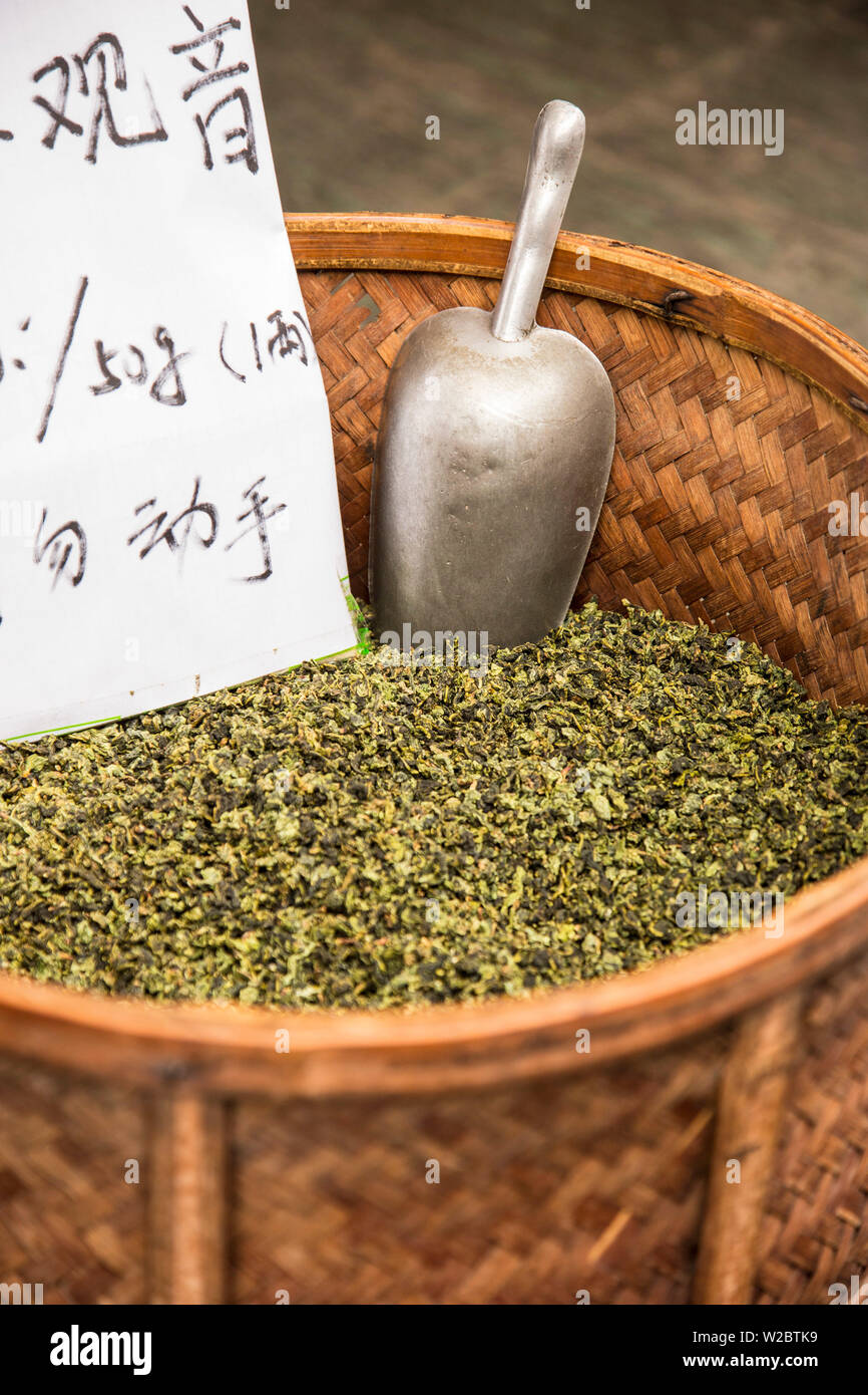 Tee für Verkauf, Qibao, Shanghai, China Stockfoto