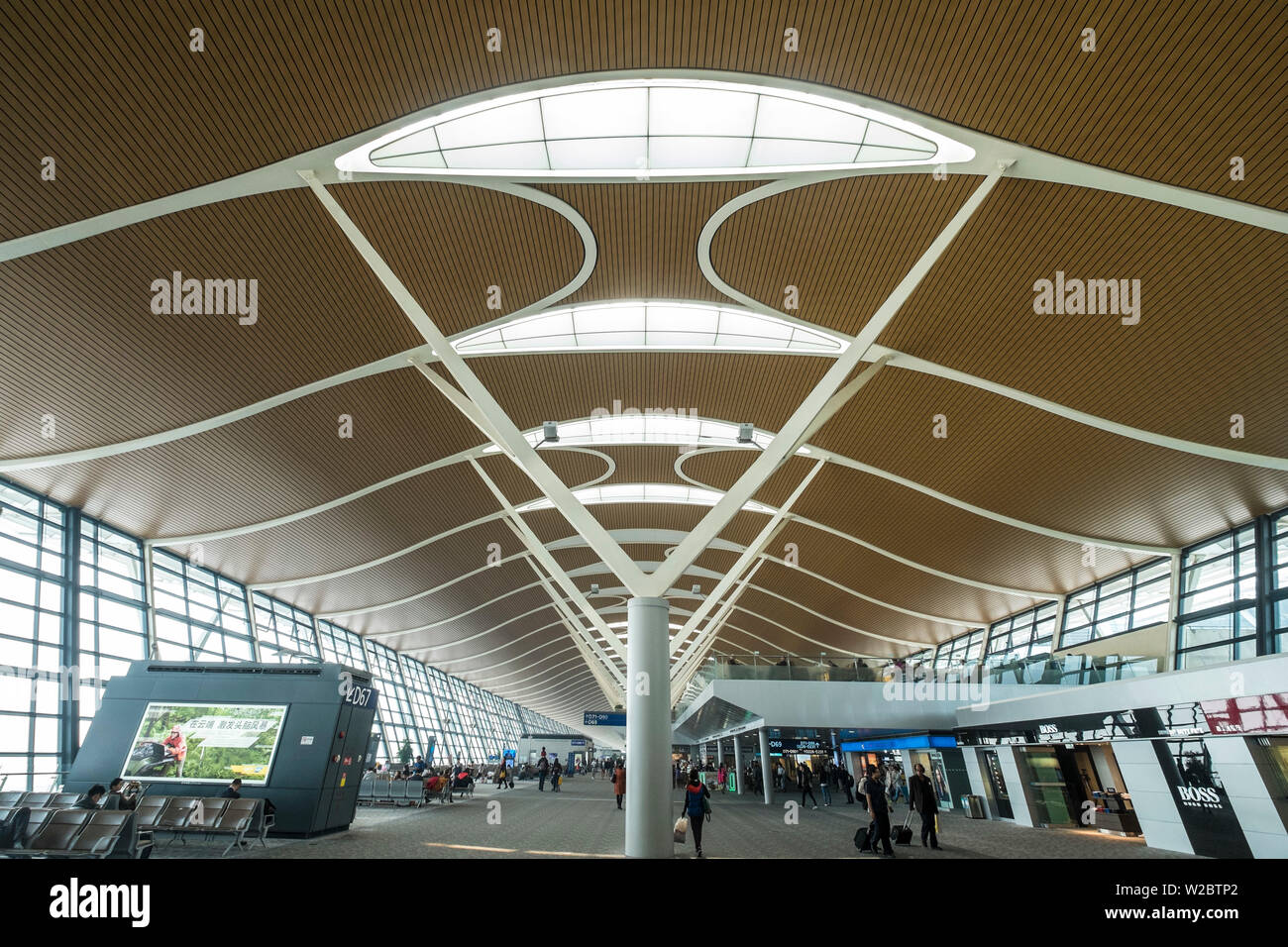 Pudong International Airport, Shanghai, China Stockfoto