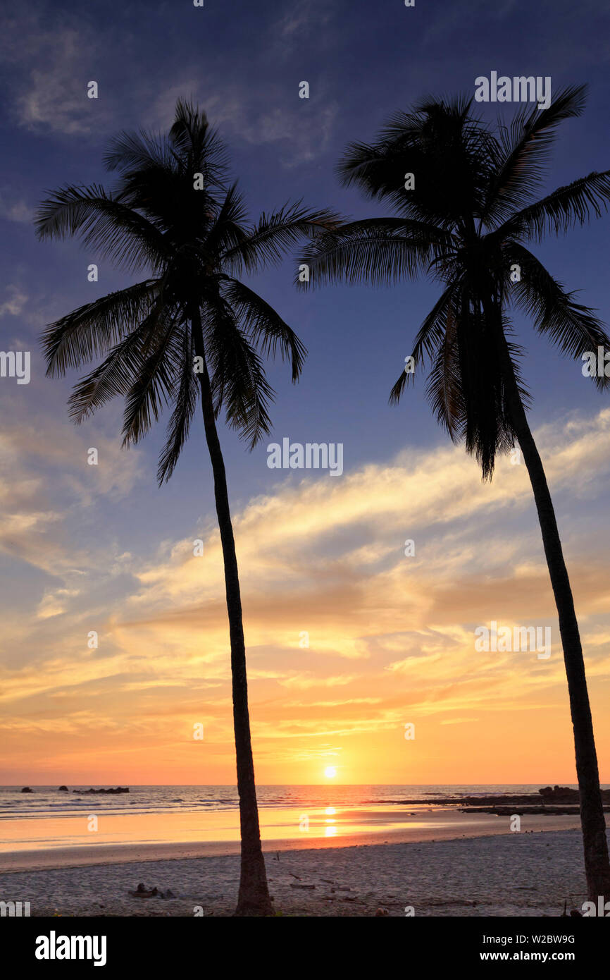 Costa Rica, Guanacaste, Halbinsel Nicoya, Tamarindo, Playa Guiones Stockfoto