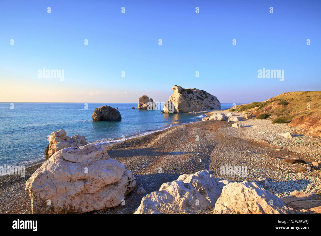 Aphrodite Felsen, Paphos, Zypern, östlichen Mittelmeer Stockfoto