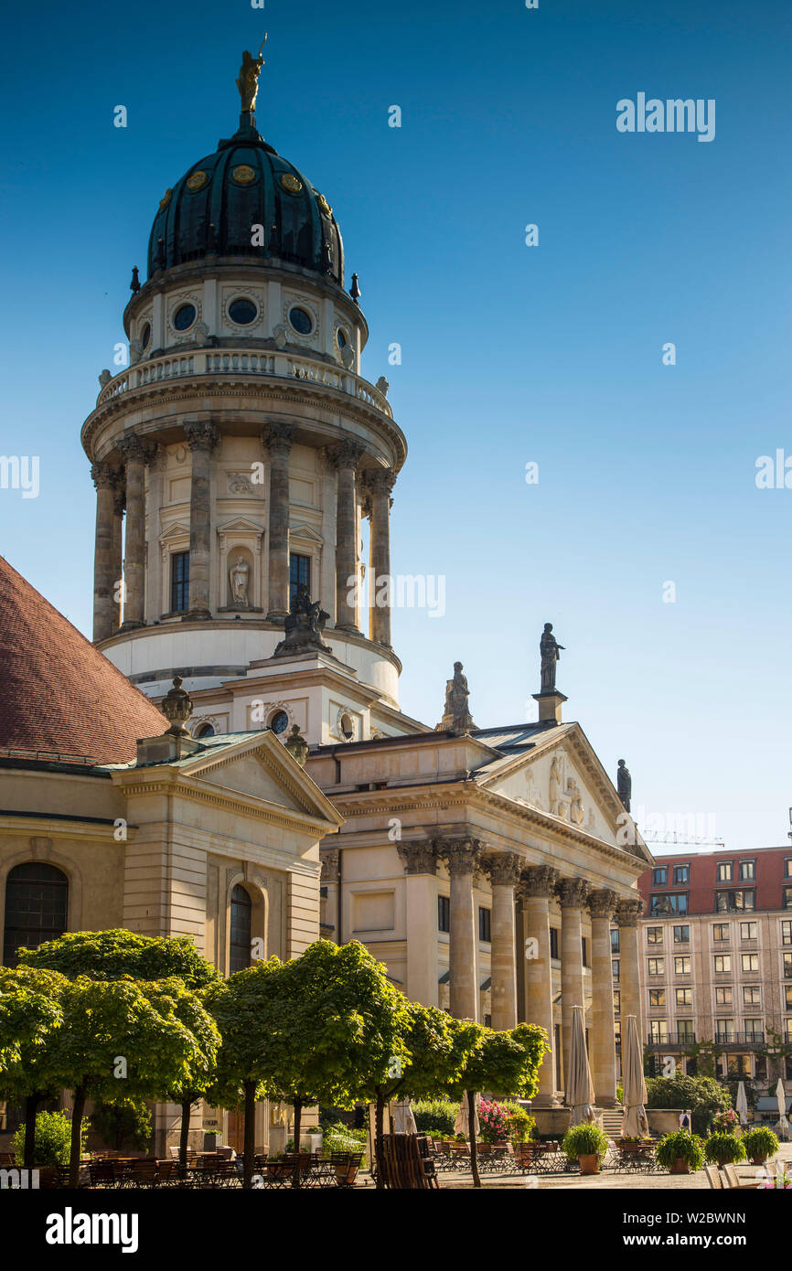 Franz. Friedrichstadtkirche, Gendarmenmarkt, Mitte, Berlin, Deutschland Stockfoto