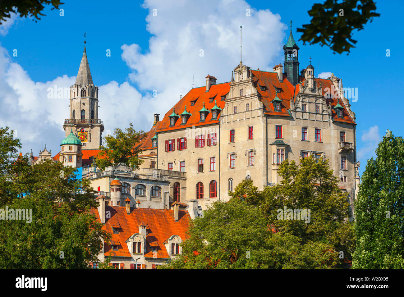 Schloss Sigmaringen, Schwaben, Baden Württemberg, Deutschland, Europa Stockfoto