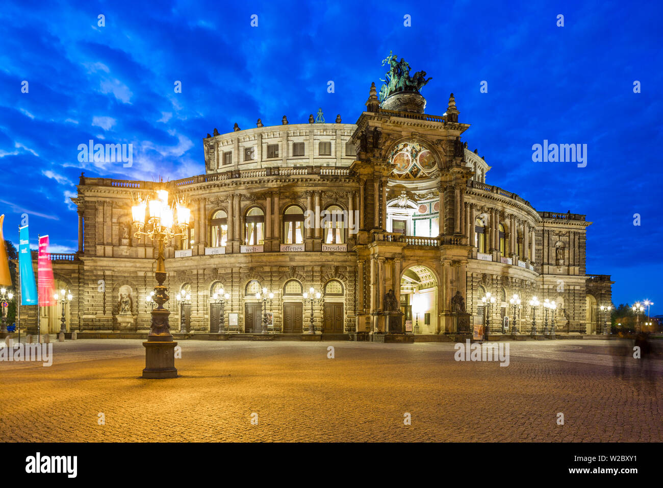 Staatsoper (Semperoper Dresden), Dresden, Sachsen, Deutschland Stockfoto