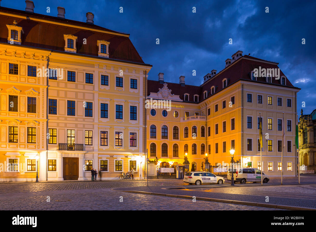 Grand Hotel Taschenbergpalais, Dresden, Sachsen, Deutschland Stockfoto