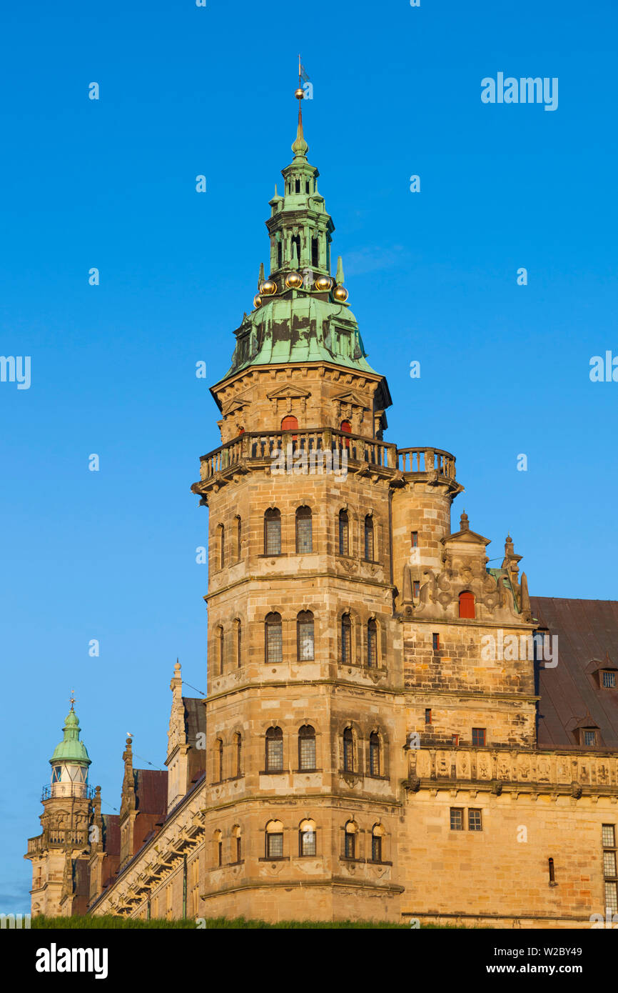 Dänemark, Seeland, Helsingor, Schloss Kronborg, auch bekannt als Elsinore Burg aus Shakespeares Hamlet Stockfoto