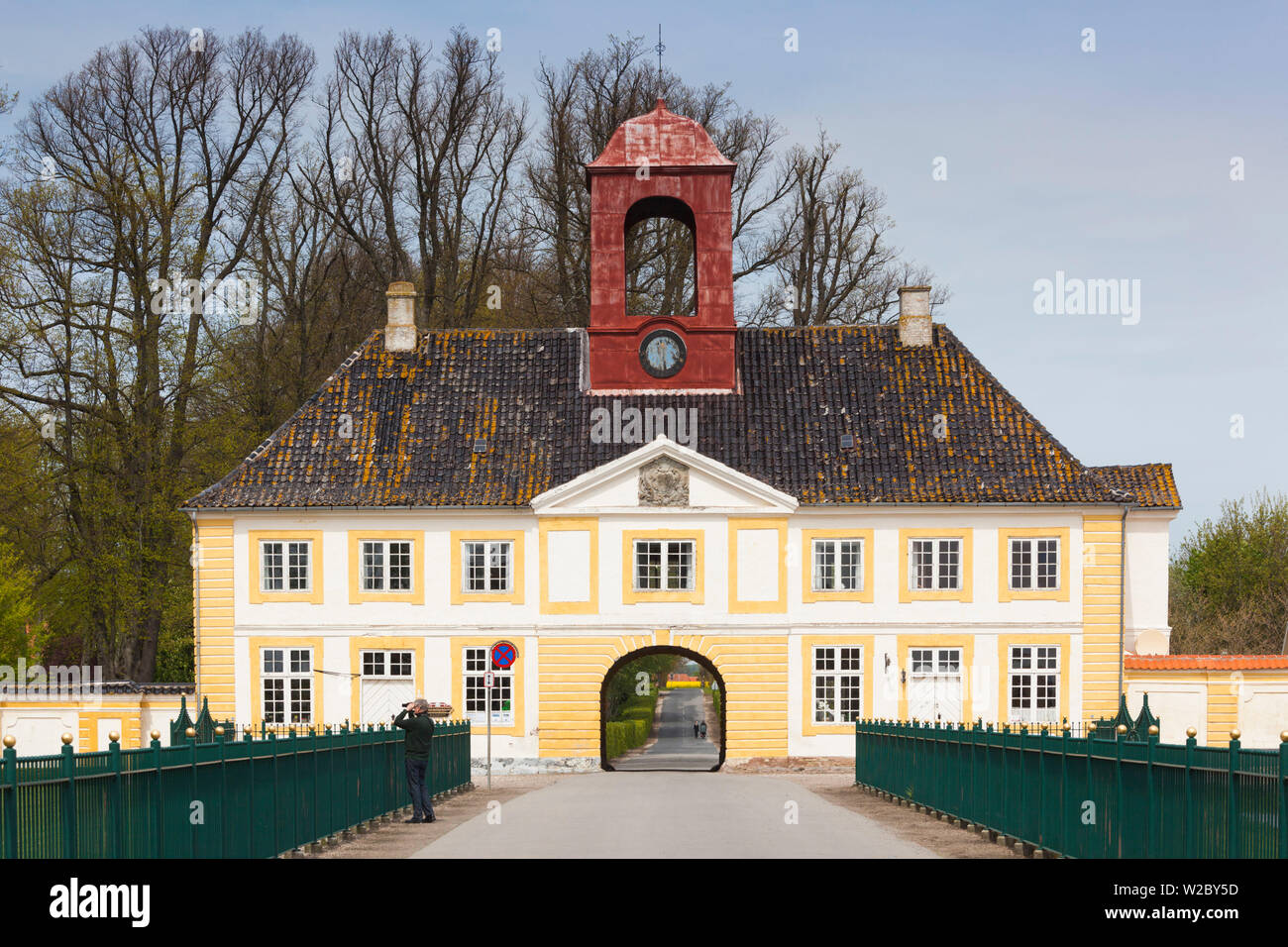 Dänemark, Tasinge, Valdemars Slot Schloss, Schloss Torhaus Stockfoto