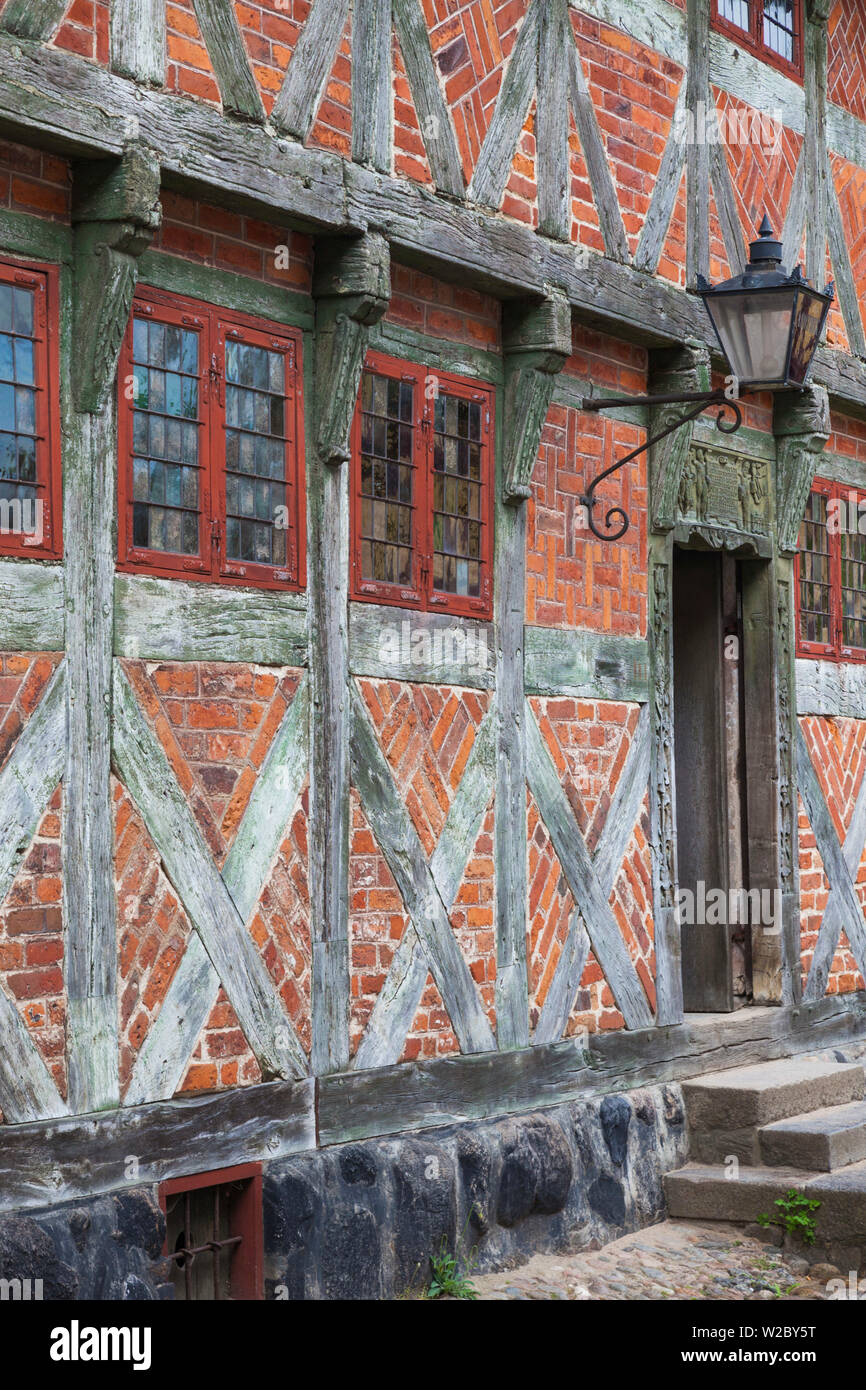 Dänemark, Jütland, Aarhus, Den Gamle By, rekonstruierte Altstadt, Fachwerkbauten Stockfoto