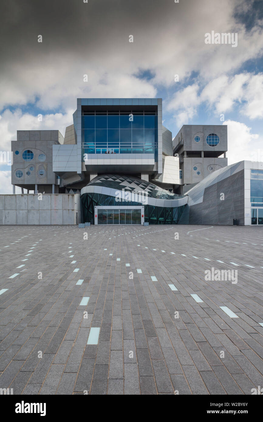 Dänemark, Jütland, Aalborg, Musikhuset, Zentrum für darstellende Künste, außen Stockfoto