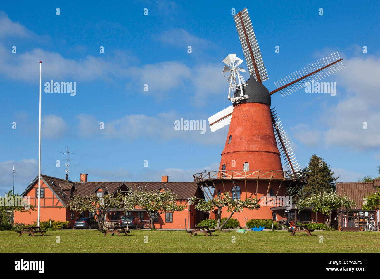 Dänemark, Fünen, Astrup, Windmühle Stockfoto