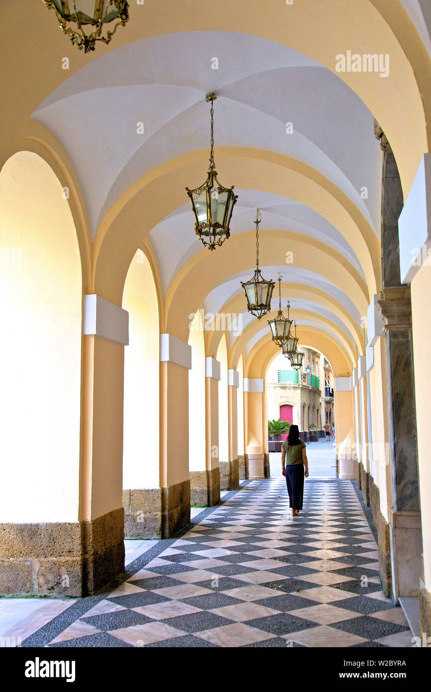 Cadiz City Hall, Plaza de San Juan de Dios, Cadiz, Andalusien, Provinz Cadiz, Andalusien, Spanien (MR) Stockfoto