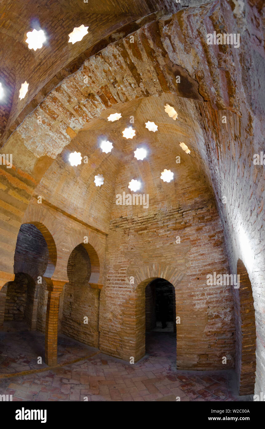 Spanien, Provinz Granada, Granada, Alhambra, Bano de la Mezquita Stockfoto Spanien, Provinz Granada, Granada, Alhambra, Bano de la Mezquita Stockfoto