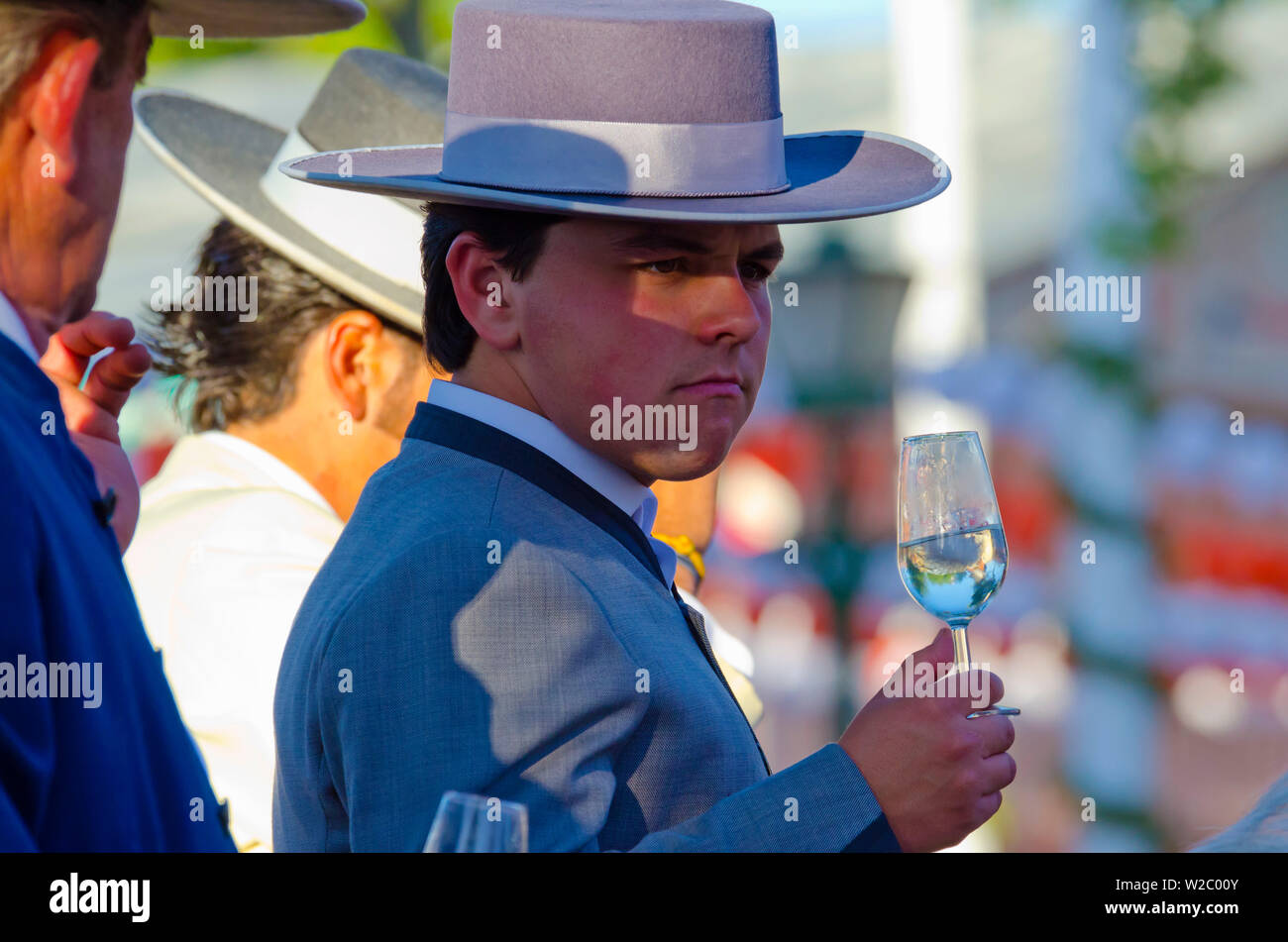 Spanien, Andalusien, Provinz Sevilla, Sevilla, Feria de Abril (April) Stockfoto
