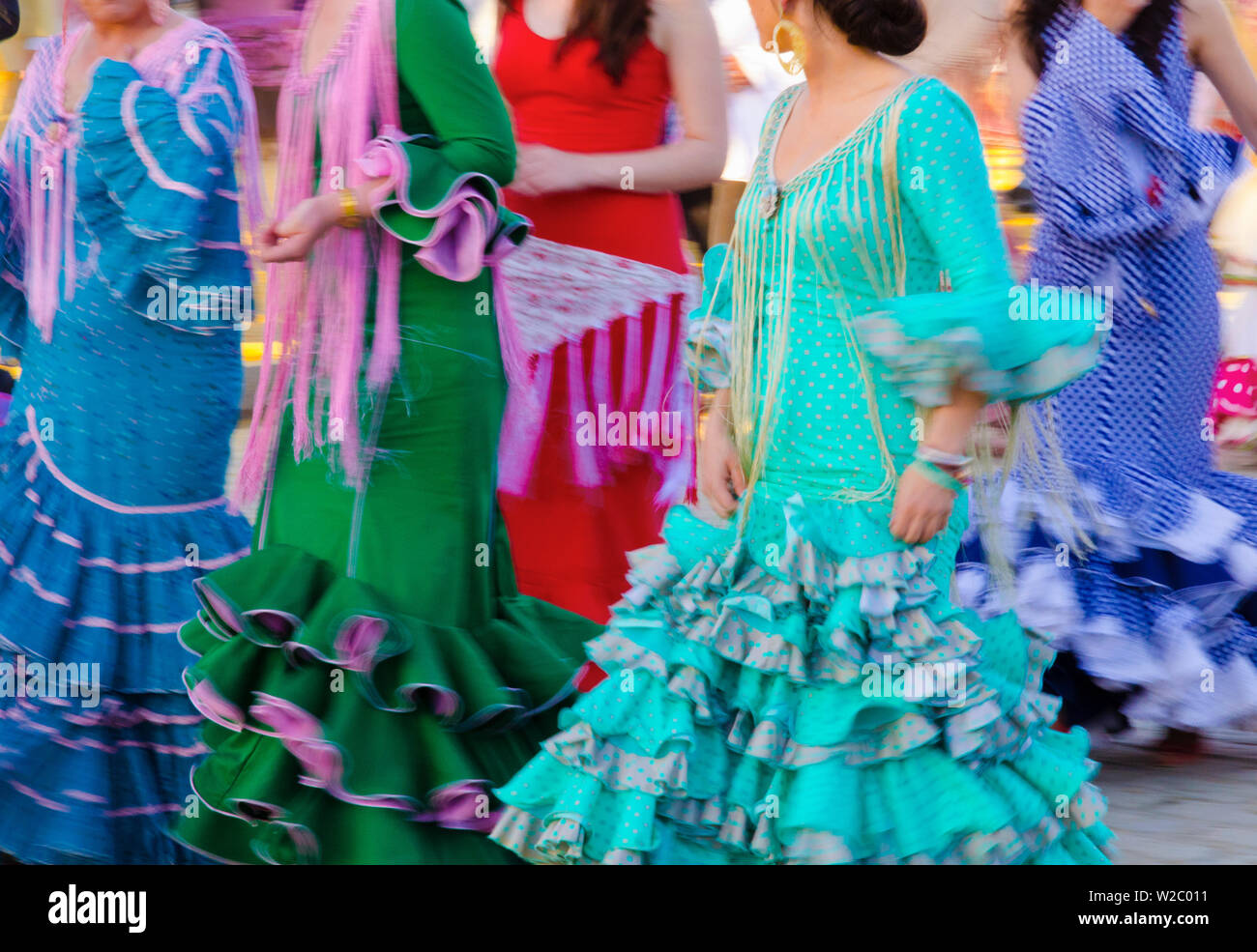 Spanien, Andalusien, Provinz Sevilla, Sevilla, Feria de Abril (April) Stockfoto