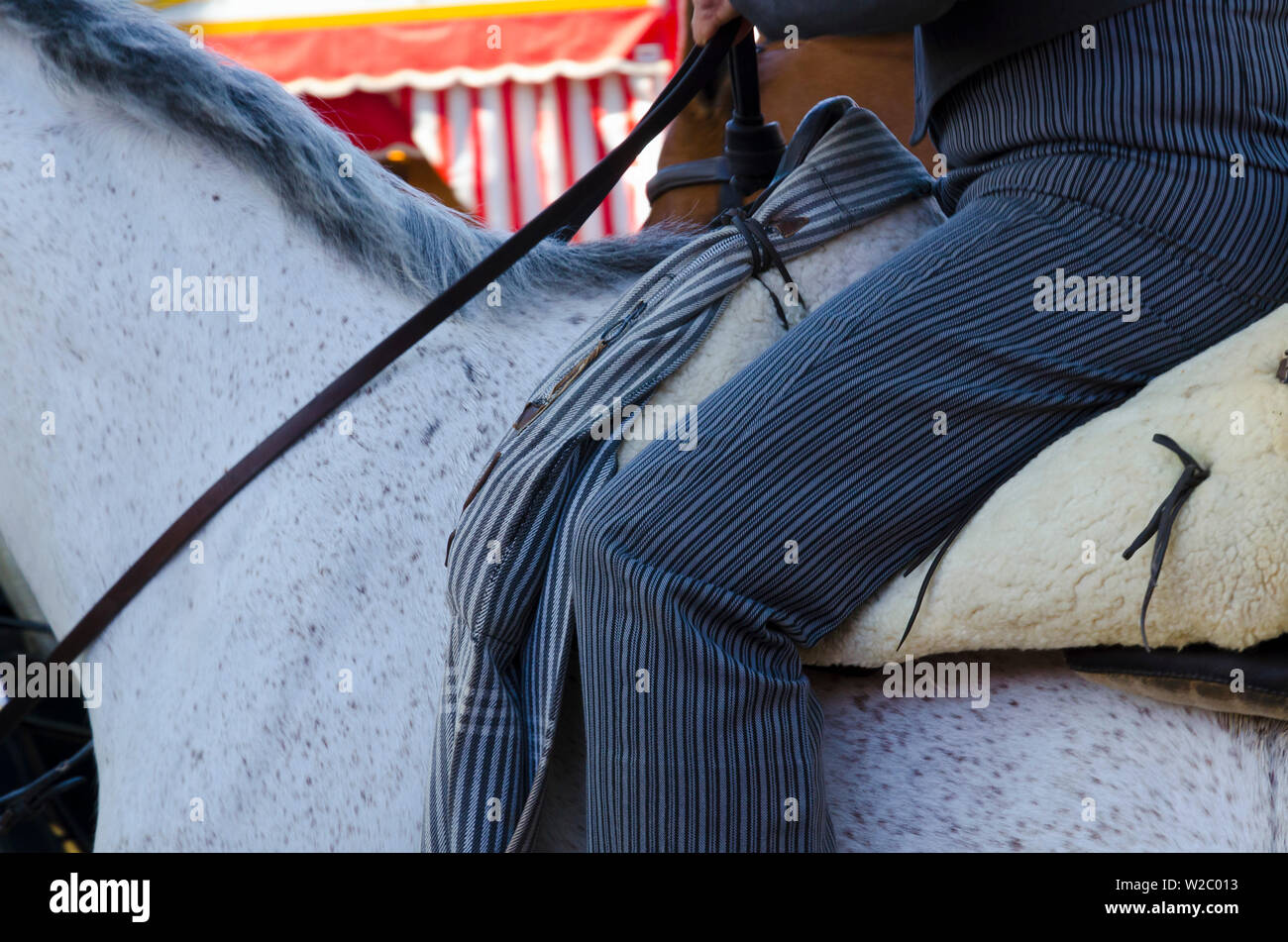 Spanien, Andalusien, Provinz Sevilla, Sevilla, Feria de Abril (April) Stockfoto